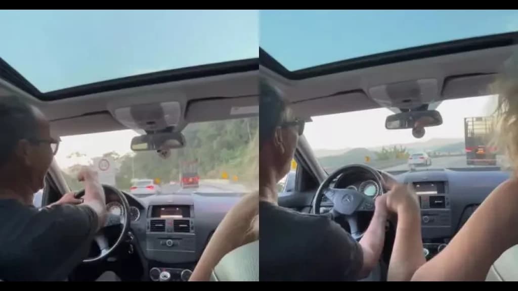 Mulher se revolta após avô ser desafiado para racha por motorista em Itapema