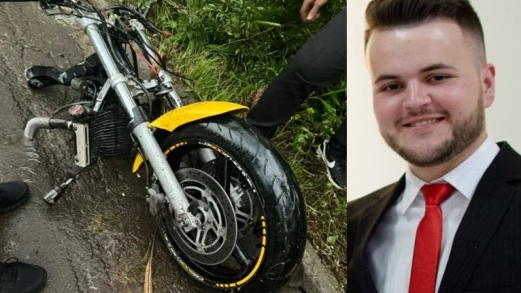 Motociclista morre após sair da pista e cair em ribanceira na SC-355