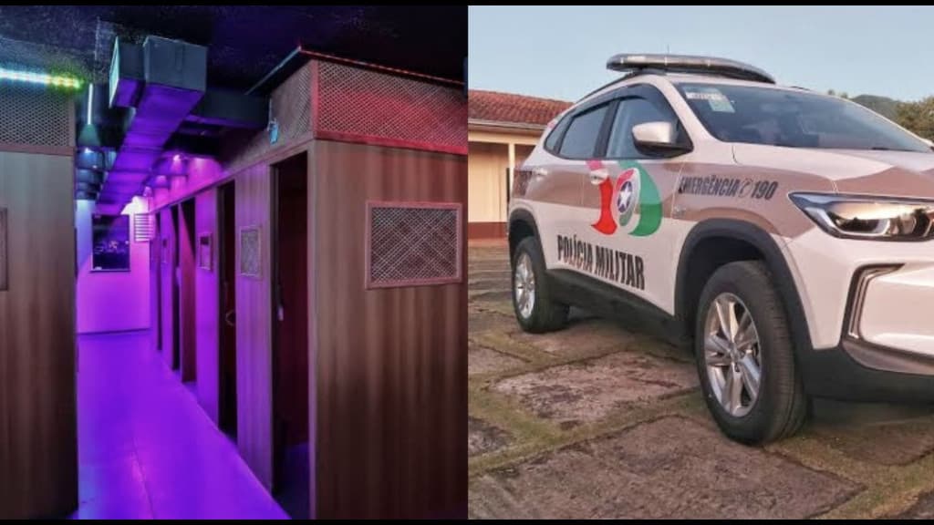 Filhos espancam o pai após homem agredir a mãe por se recusar a ir em casa de swing