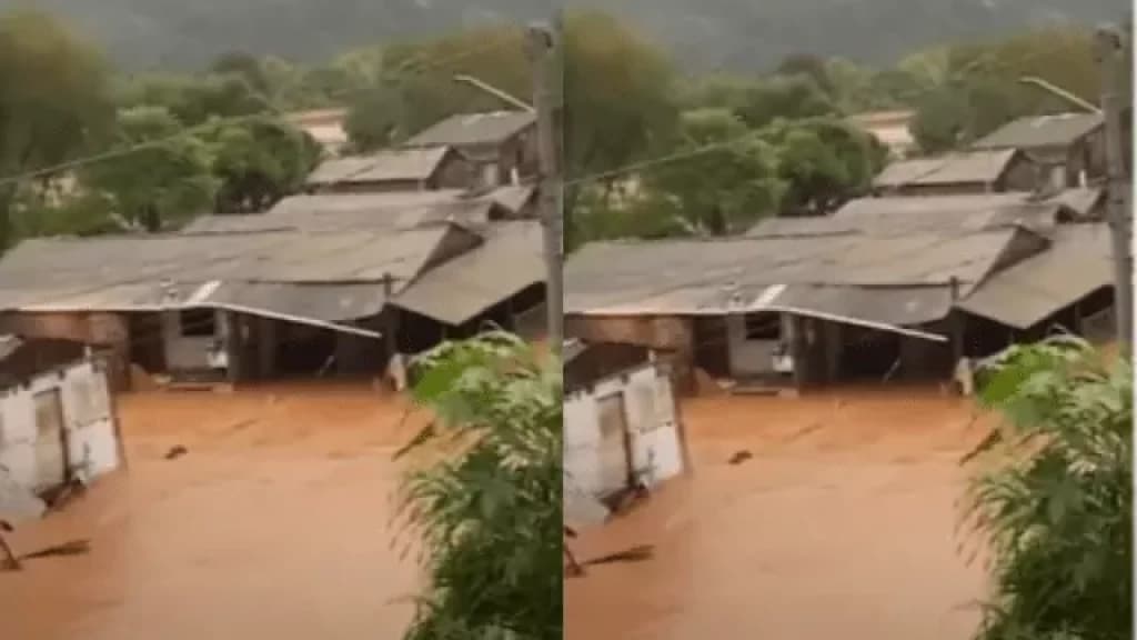 Pai e dois filhos morrem após usar geladeira como bote no RS