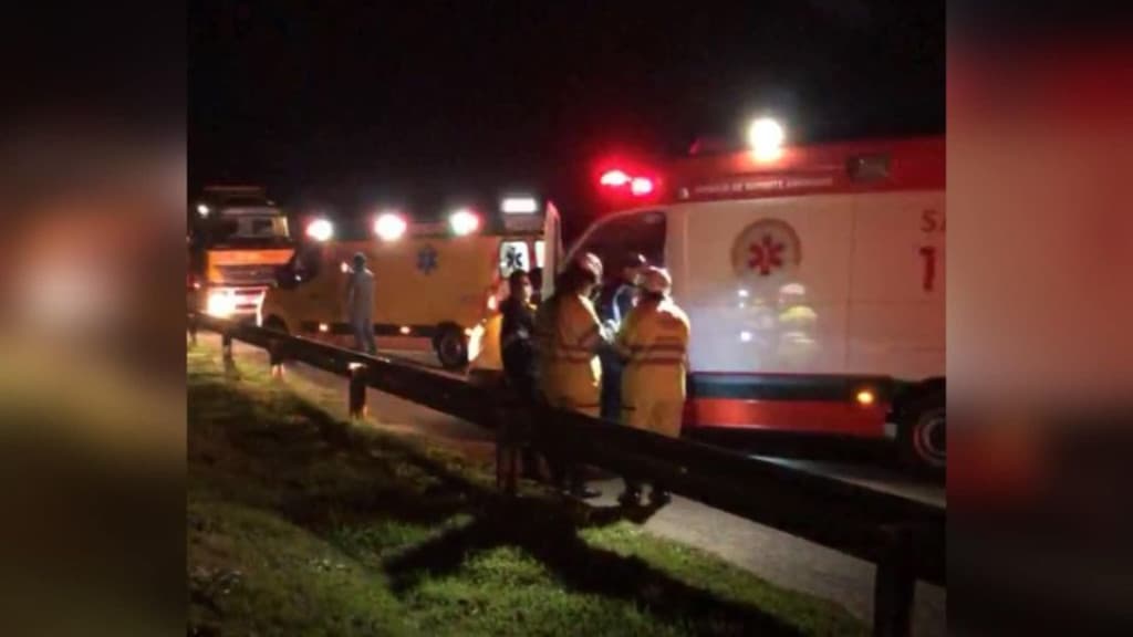 Idoso morre após ser atropelado duas vezes na BR-116 em SC