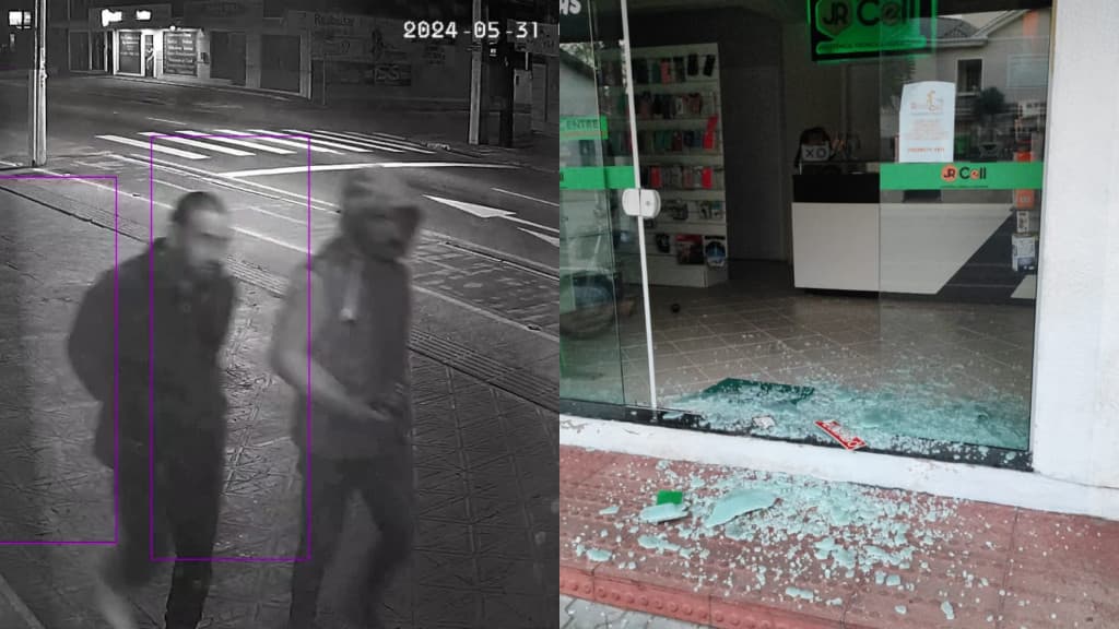 Criminosos invadem loja de eletrônicos em Palhoça