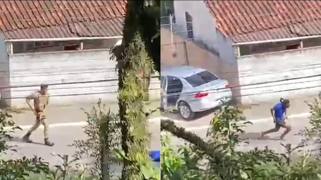 URGENTE: “Velho conhecido” da PM, criminoso é baleado após assalto e fuga em Florianópolis