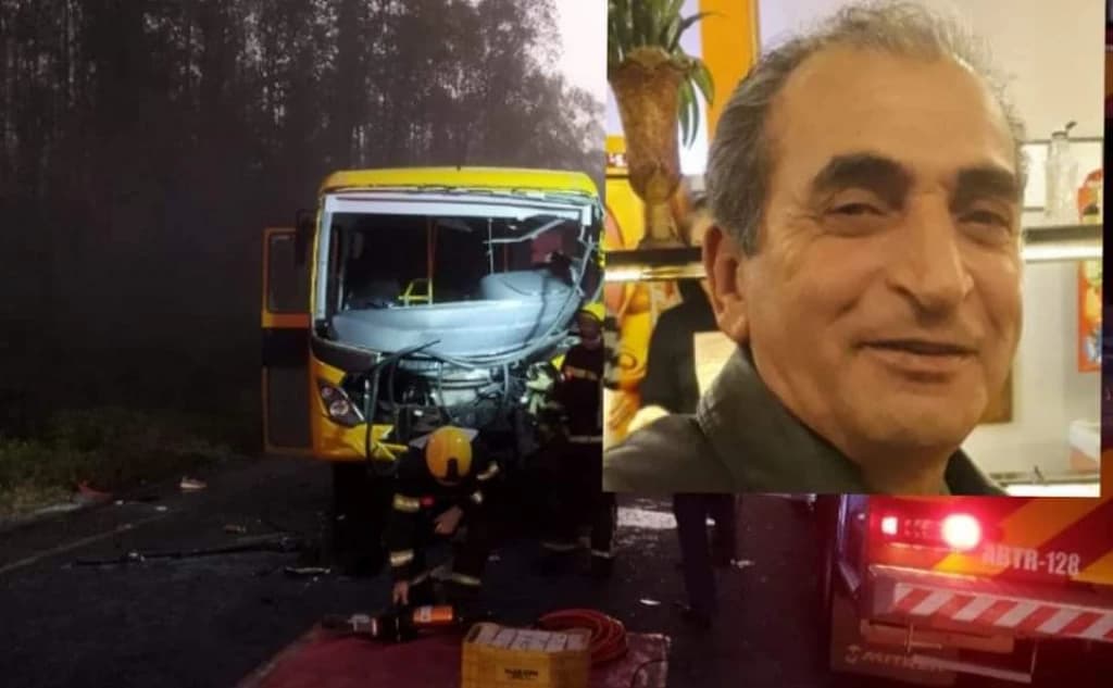 Identificado vítima de acidente com ônibus escolar