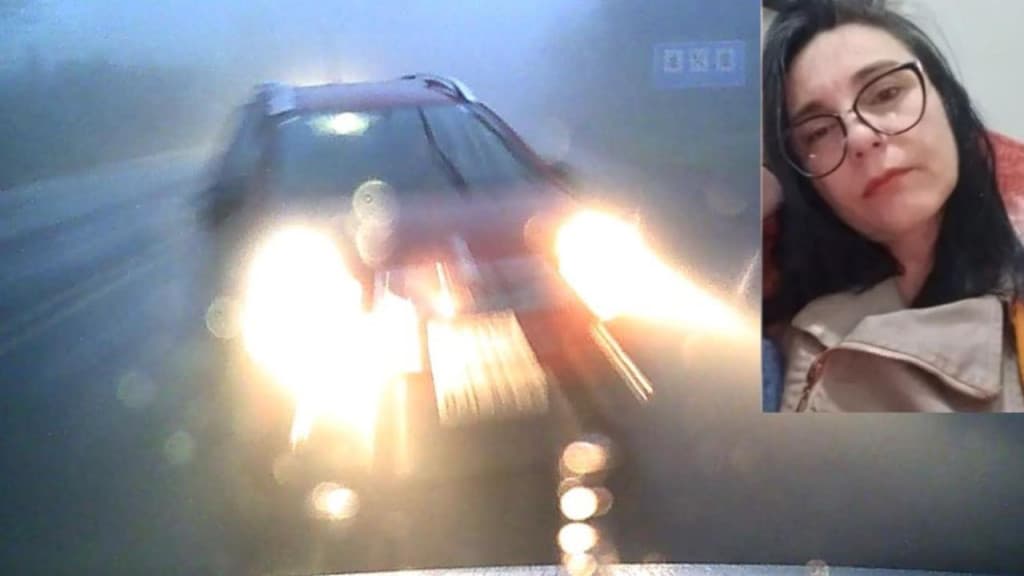 Câmera flagra momento de colisão frontal entre veículos que tirou a vida de condutora