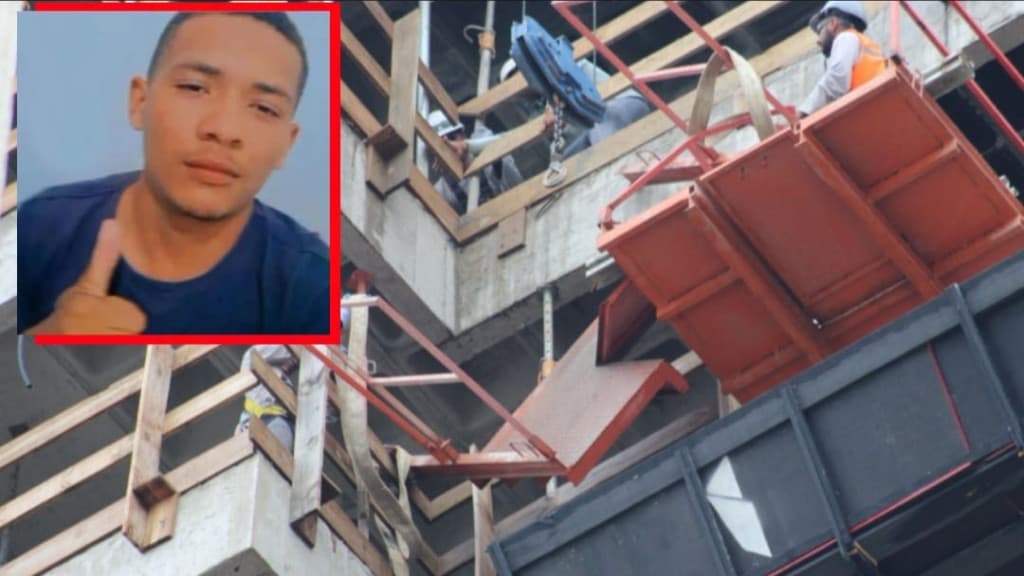 Foi identificado jovem que morreu após queda em obra em Chapecó