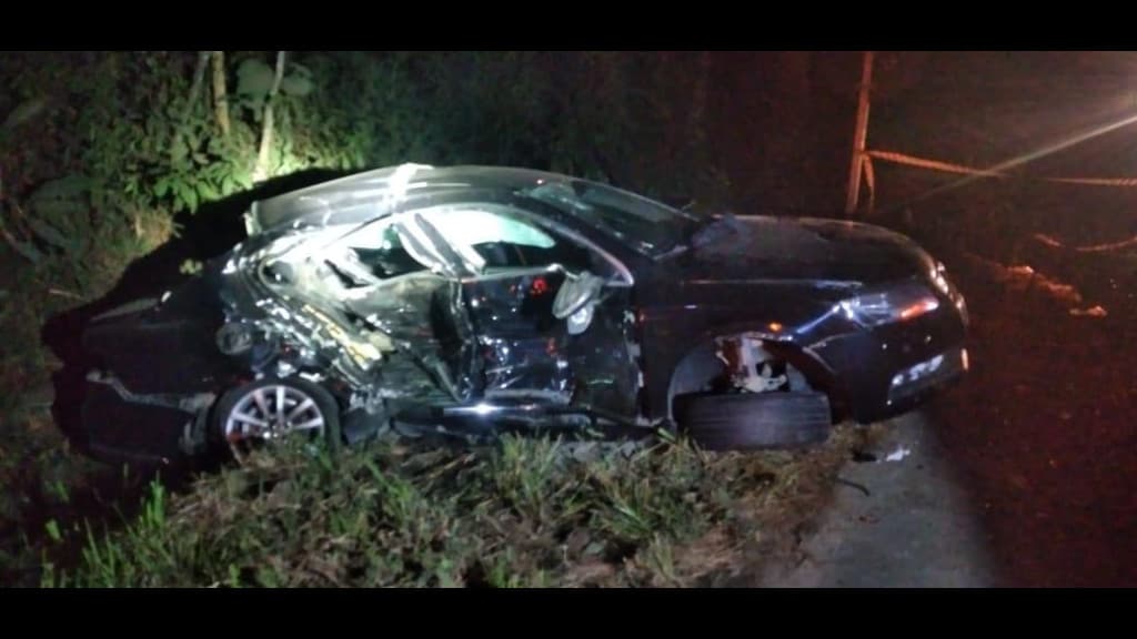 Mulher morre durante grave acidente na BR-470, no Alto Vale do Itajaí