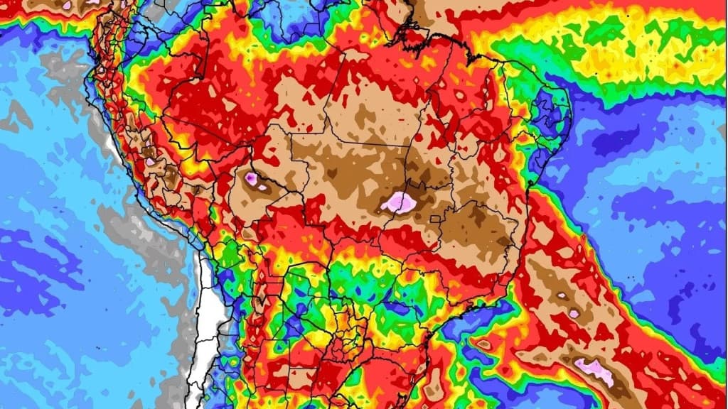 Previsão do tempo indica chuva para dez dias