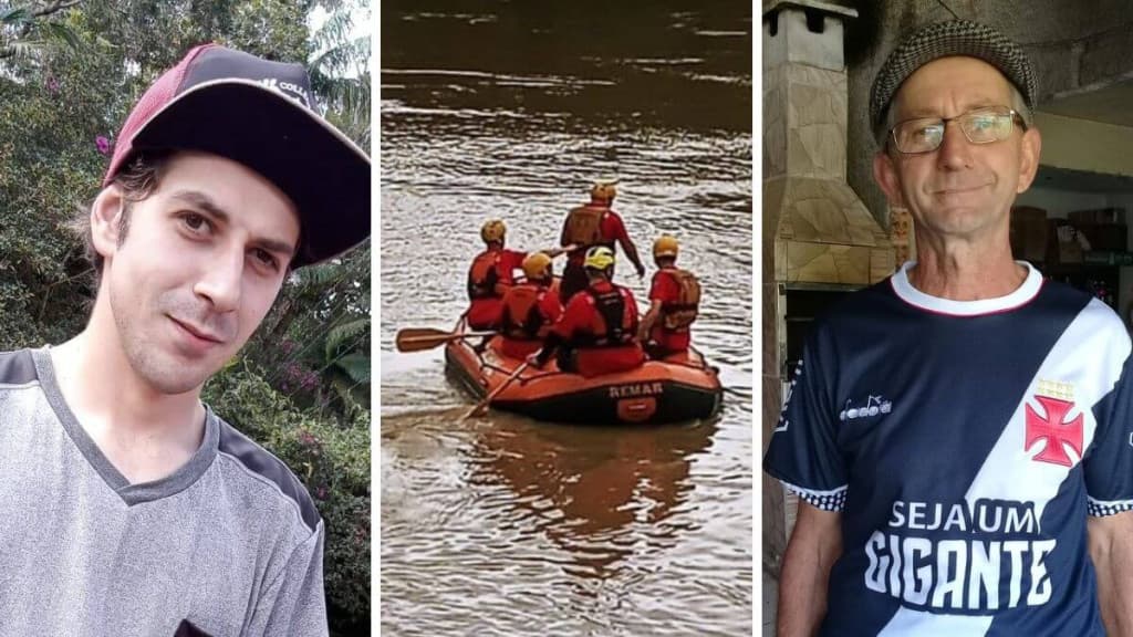 Buscas por pai e filho desaparecidos no Itajaí-Açu chegam ao 3° dia