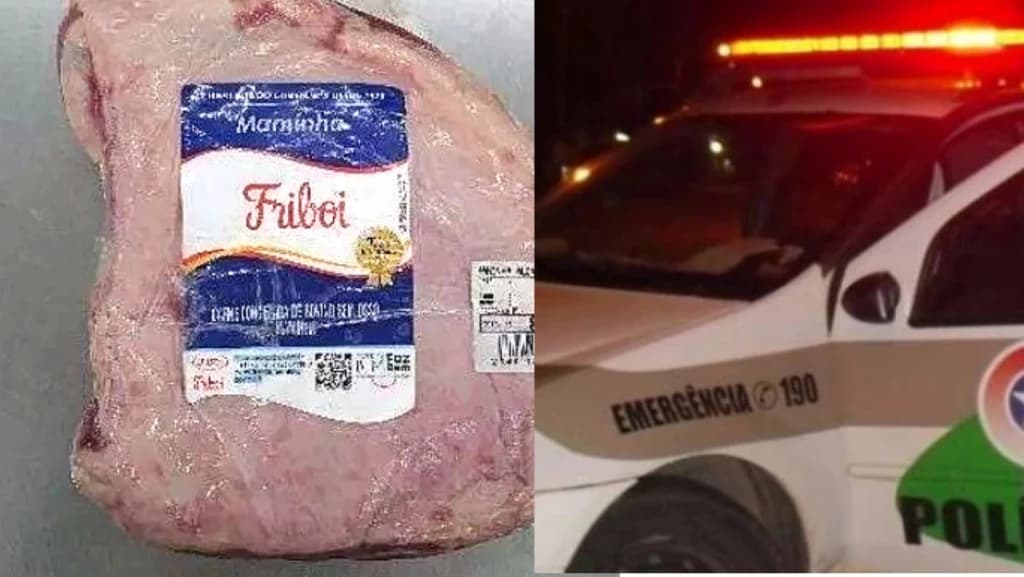 Homem furta pedaço de carne em SC e motivo surpreende