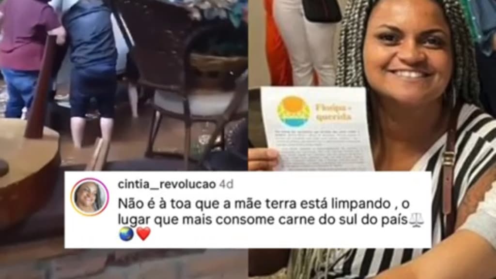 Assessora de deputado de SC diz que “mãe terra” está “limpando” o RS