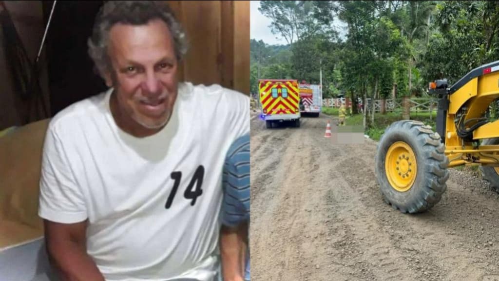 Identificado trabalhador que morreu atropelado por patrola em obra de asfaltamento