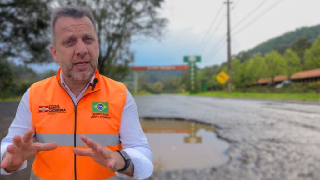 Rodovia de SC terá investimento de R$ 56,6 milhões, comemora Jerry Comper