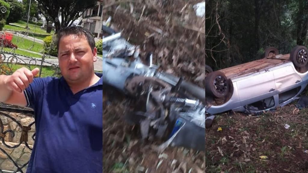 Motociclista morre após ser atingido por carro na BR-282; motorista fugiu do local