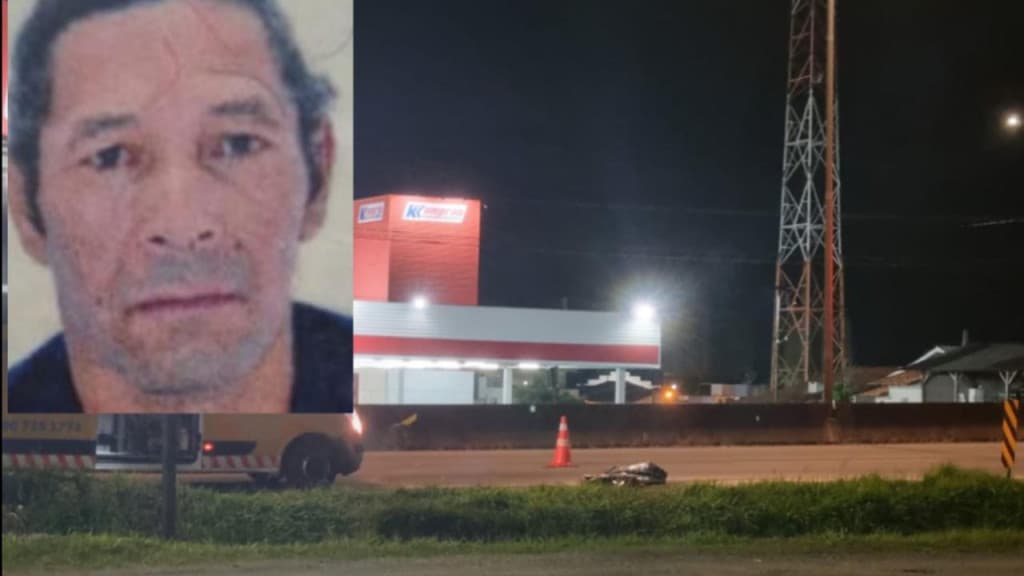Pintor morre atropelado por carro na BR 101, em Balneário Piçarras