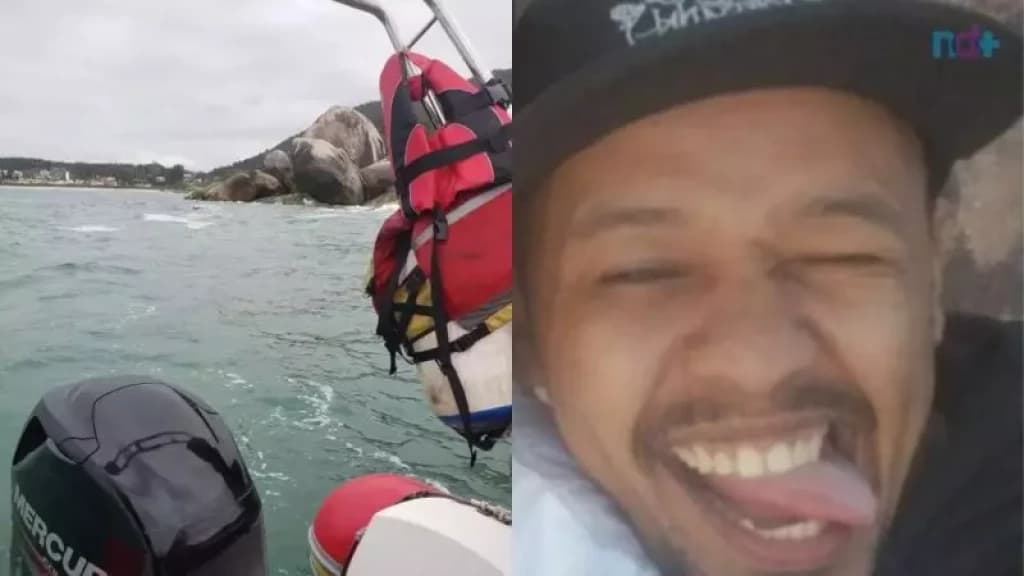 Buscas por homem desaparecido ao cair de costão em Itapema continuam