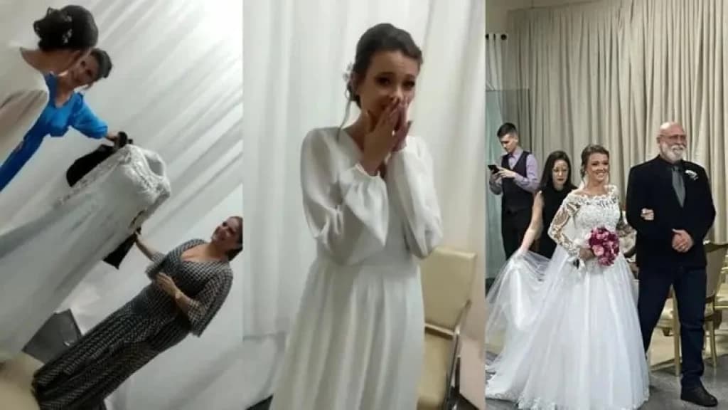 Casamento é organizado por sogra e surpreende noiva em SC