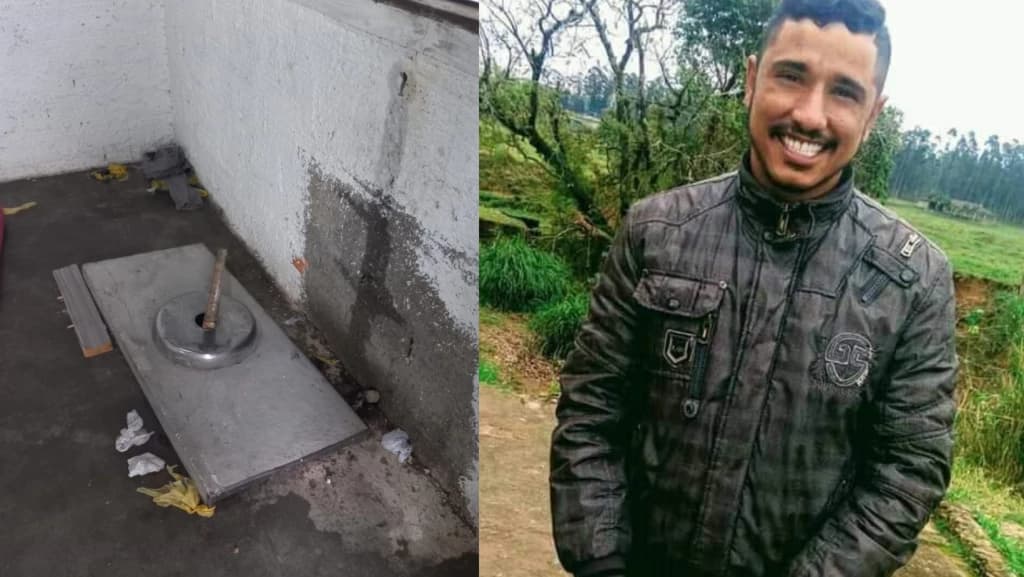 A triste cena de morte em Canelinha