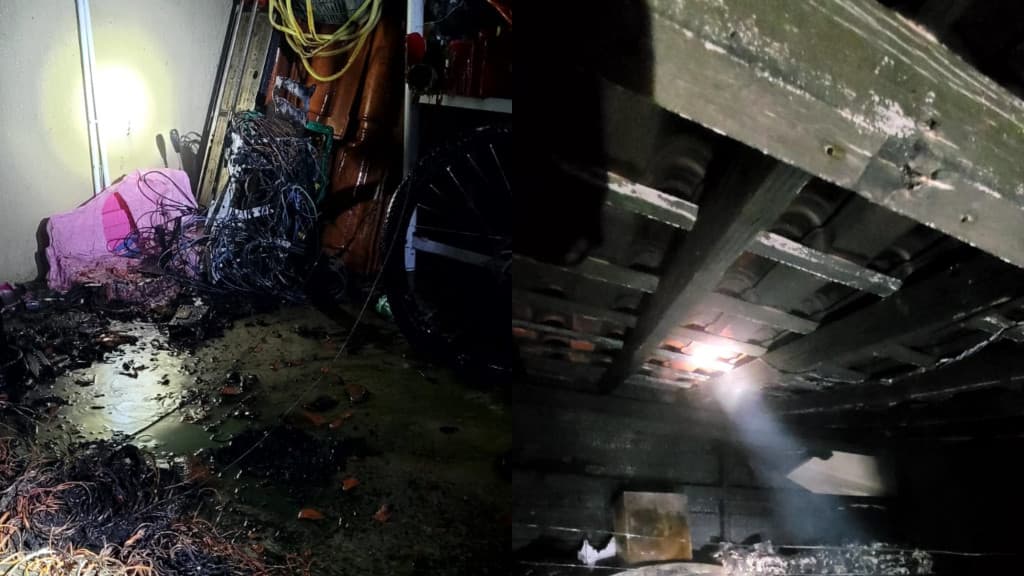 Incêndio em depósito residencial é controlado por moradores em Porto Belo