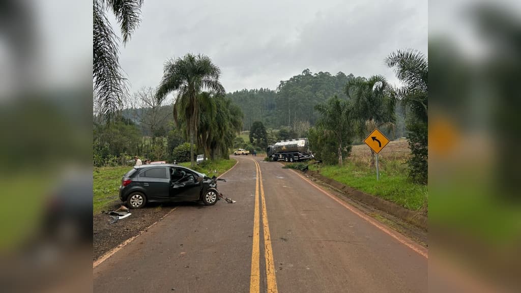Tragédia na SC-159: motorista de 61 anos morre após acidente