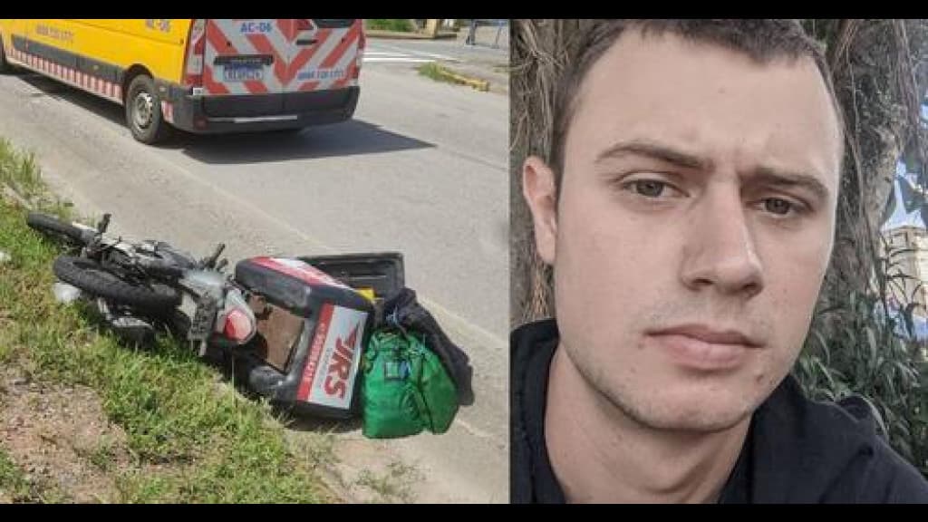 Motociclista morre após colisão entre moto e caminhão em Itajaí