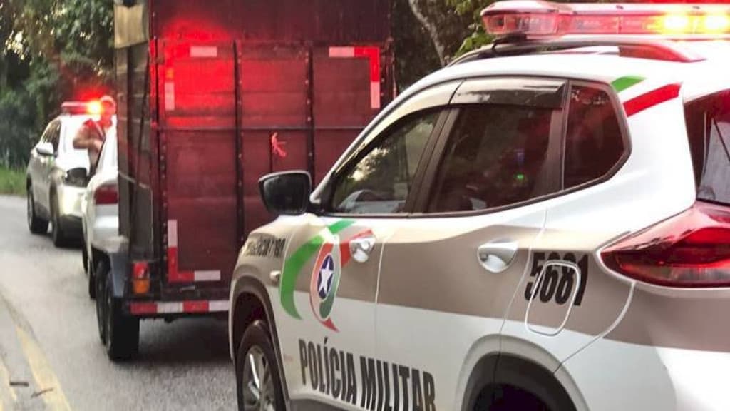 Motorista bêbado é preso transportando animal para farra do boi