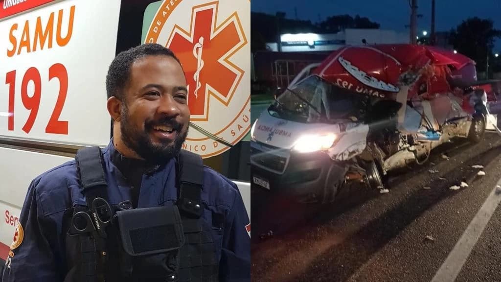 Repórter do JR descobre que vítima de grave acidente é seu cunhado