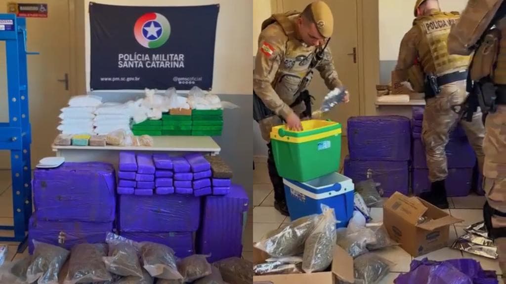 Polícia localiza mais de R$ 1 milhão em drogas em residência