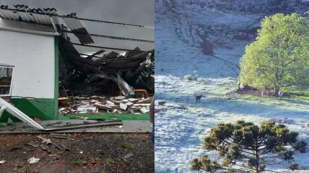 Ciclones, possível tornado e previsão de neve em SC: tudo ao mesmo tempo
