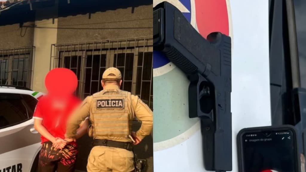 Acusado de roubo em posto de combustíveis de Canelinha é preso
