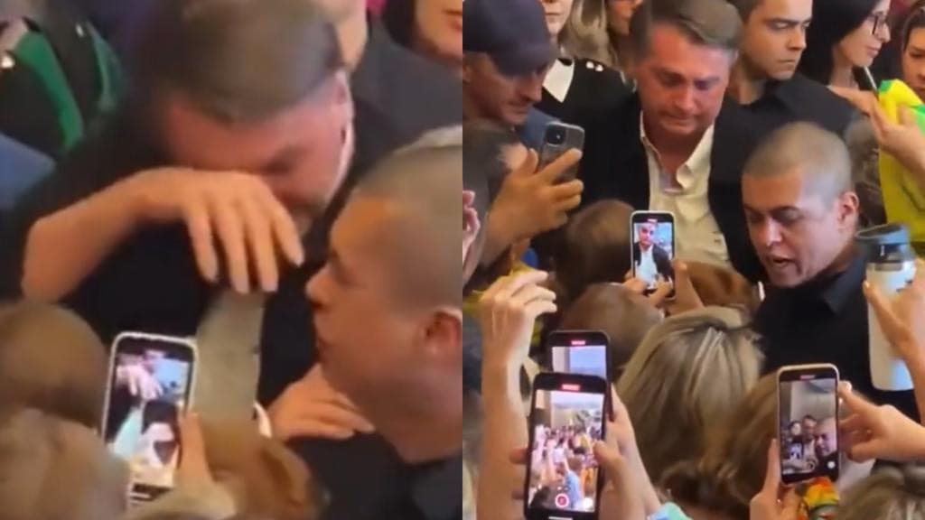 VÍDEO: Bolsonaro chora ao receber abraço de crianças e apoiadores