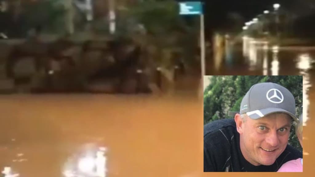Empresário morre tentando conter enchente no RS
