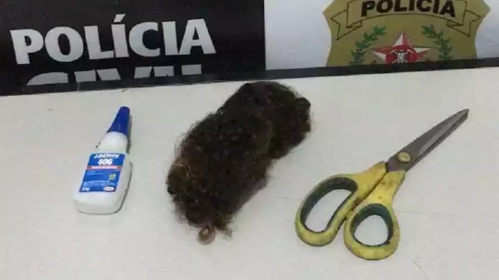 Homem é preso após cortar o cabelo e colar partes íntimas da companheira