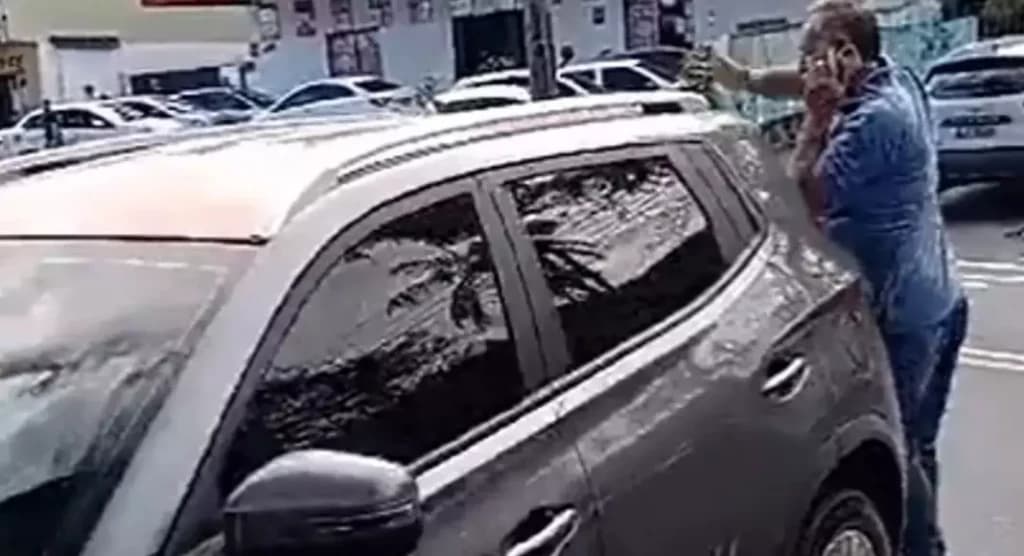 VÍDEO – Fiscal de partido é atropelado após denúncia de boca de urna em SC
