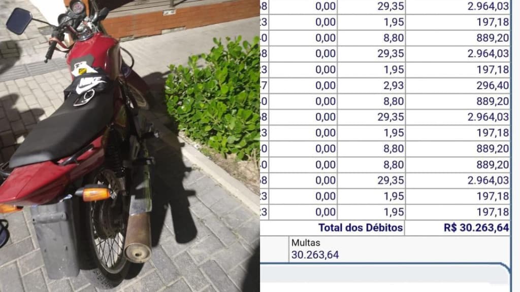 Argentino é preso em Bombinhas com drogas e motocicleta acumulando R$ 30 mil em multas