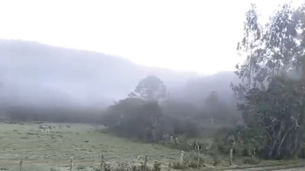 Santa Catarina amanhece com – 3°C nesta terça-feira (21)