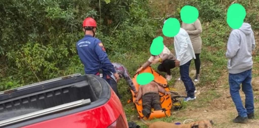 Homem sai para caçar e fica preso em toca de tatu em SC