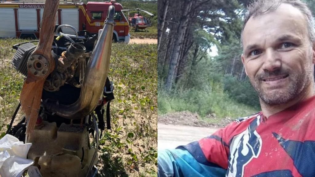 Vítima é identificada após queda de paramotor em Barra Velha