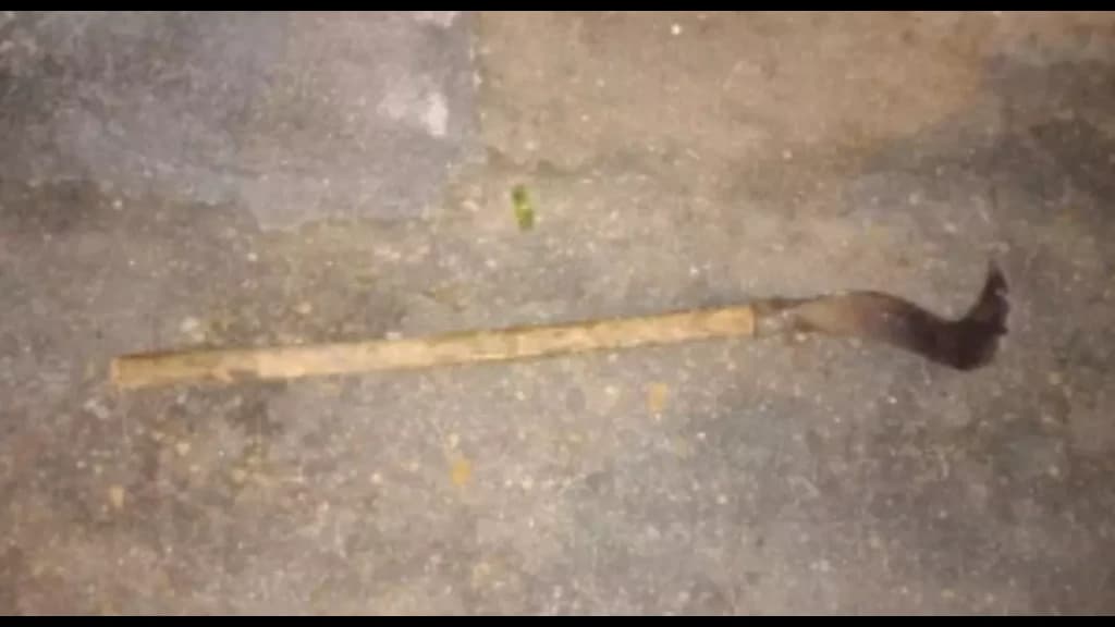 Homem bêbado surta e tenta matar família com foice em Blumenau