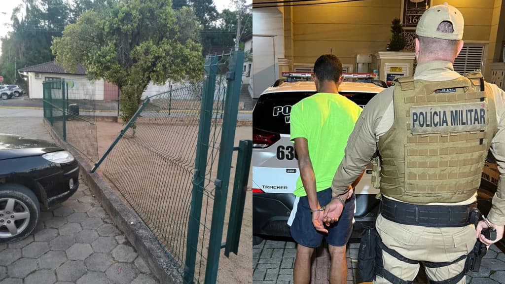 Bêbado causa caos no trânsito e acaba atrás das grades em Canelinha