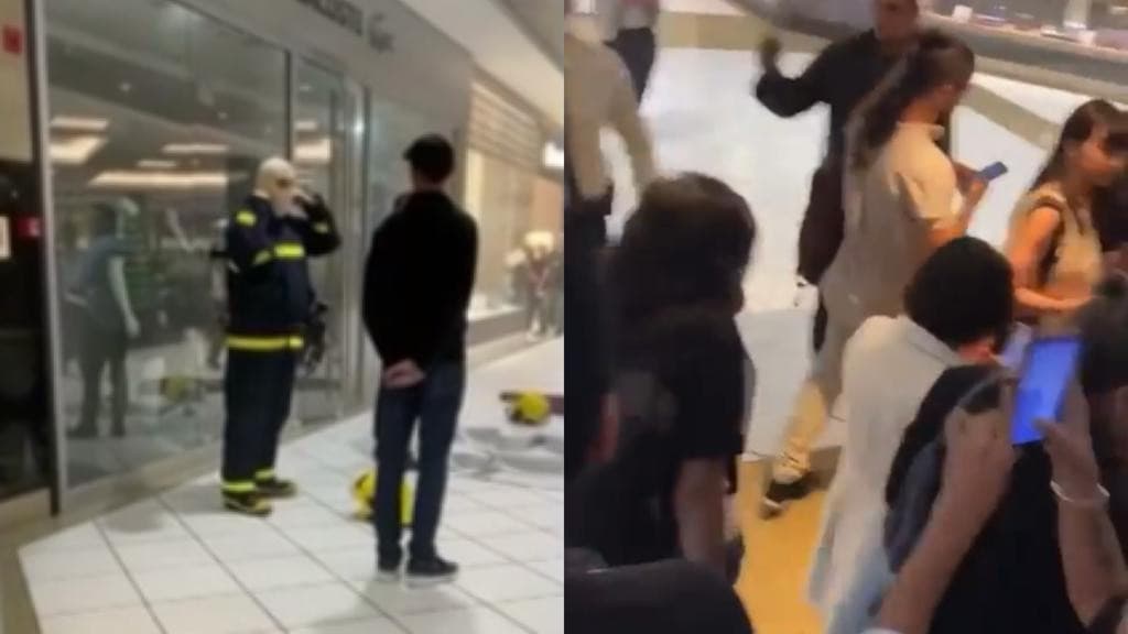 URGENTE: Shopping é evacuado após princípio de incêndio dentro de loja, em Florianópolis