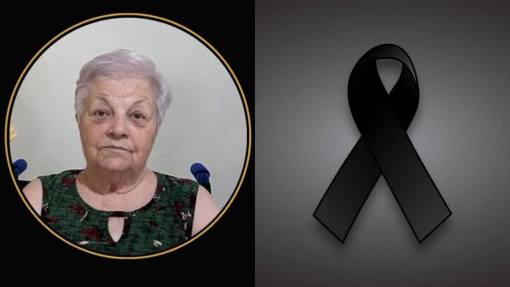 Nota de falecimento de Dorotea dos Santos