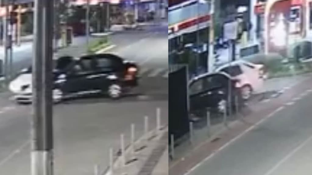 Motorista fura a preferencial e causa acidente na Meia Praia, em Itapema