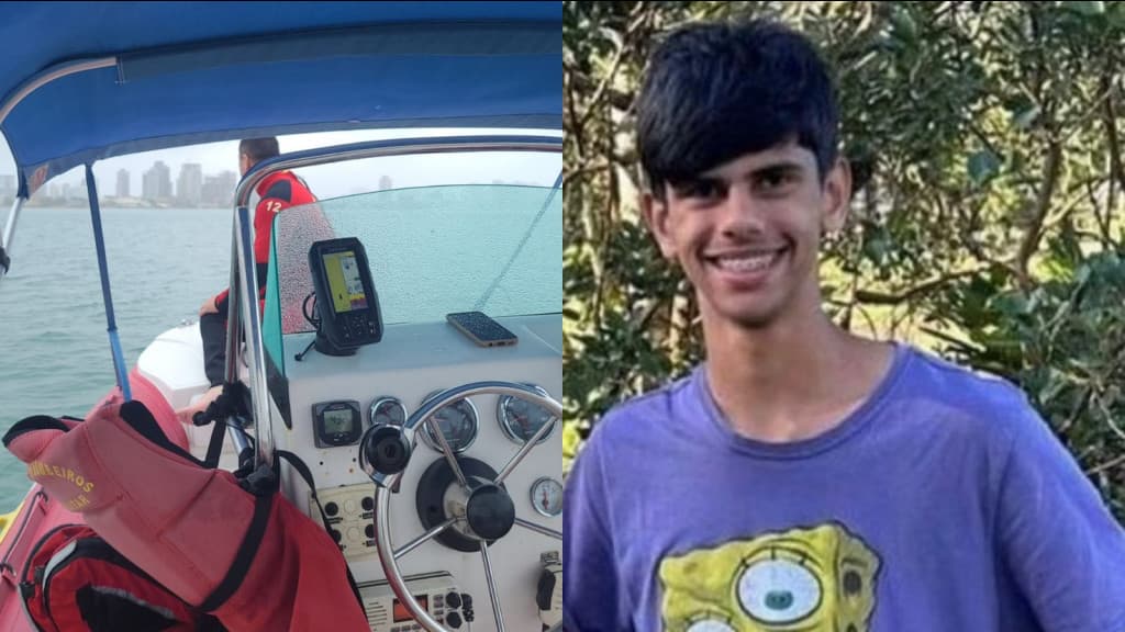 Retomadas buscas por adolescente desaparecido no mar de Itapema
