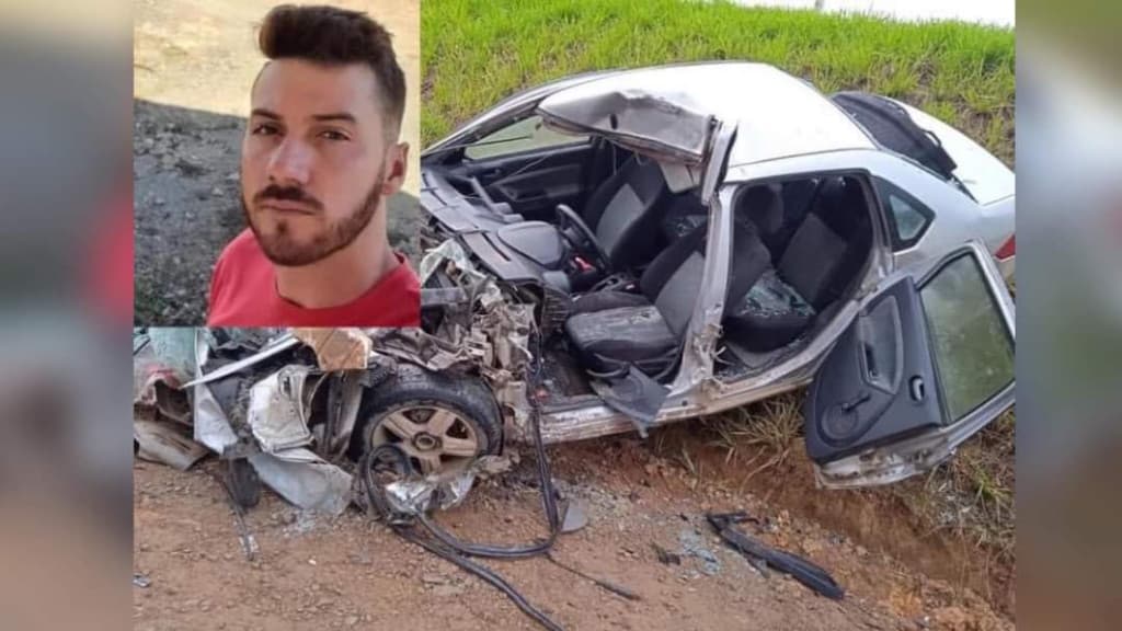 Homem morre após colisão frontal entre dois veículos na SC-350
