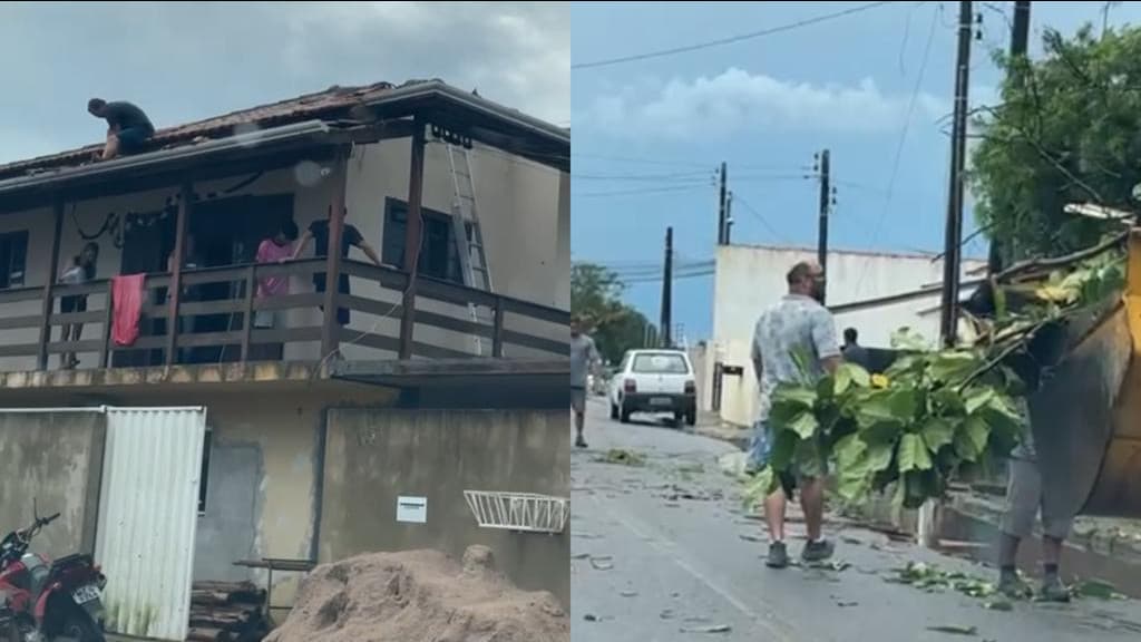 Temporal causa estragos e prejuízos em Tijucas
