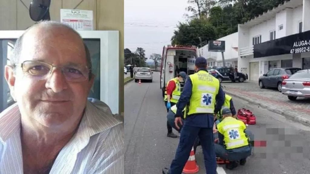 Idoso vítima de acidente de moto morre após 10 dias internado
