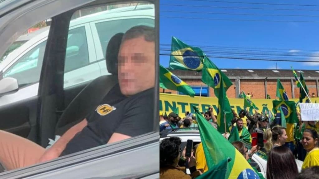 Homem que ameaçou matar manifestantes em SC é preso se masturbando para meninas