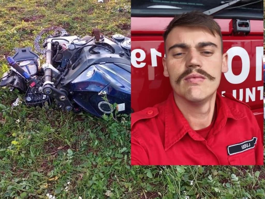 Bombeiro Voluntário morre em acidente de moto