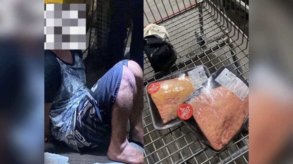 Homem é preso após furtar picanha em supermercado